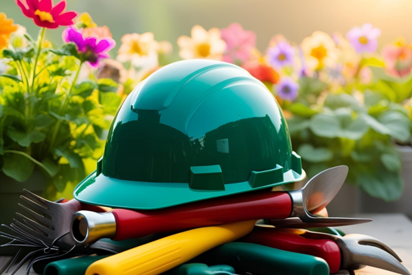 Capacete Verde: Vestindo a Segurança para Cultivar um Jardim Sem Riscos