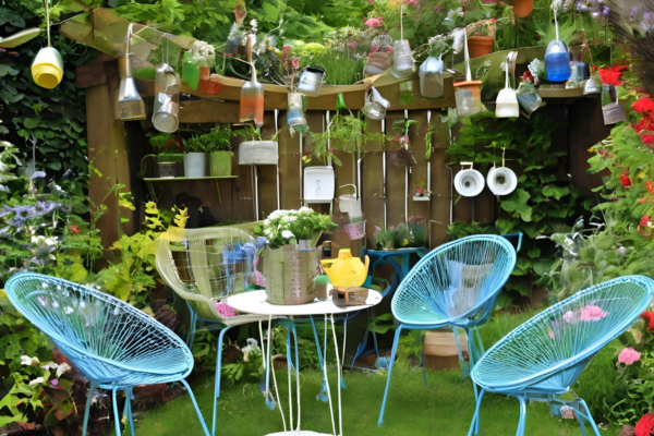Decoração Sustentável: Reciclando com Estilo na Sua Horta – Uma Abordagem Detalhada para um Oásis Ecológico e Charmoso